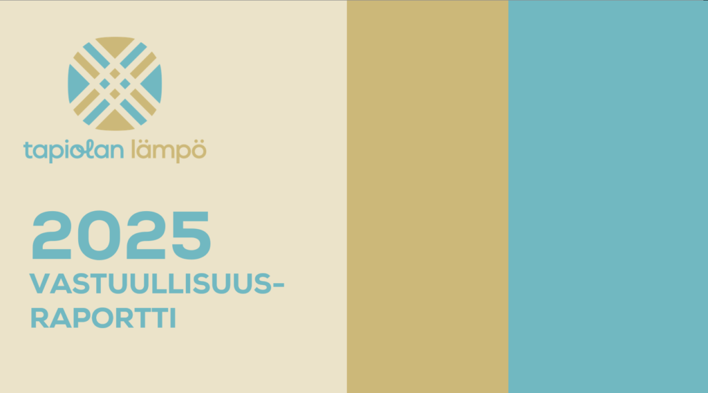 Tapiolan Lämpö -konsernin vastuullisuusraportti 2025