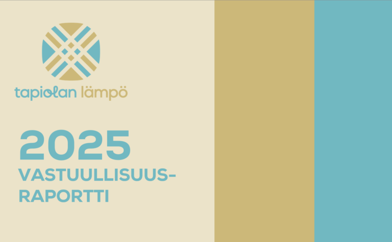 Tapiolan Lämpö -konsernin vastuullisuusraportti 2025